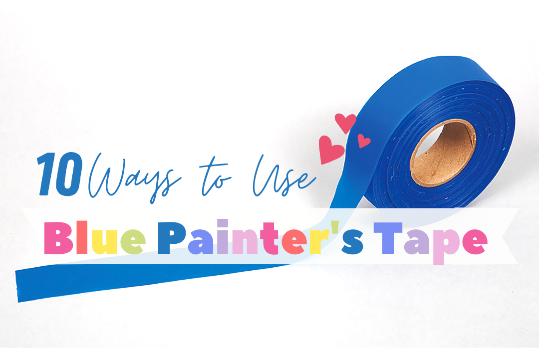 10 Ways to Use Blue Painter’s Tape Miss Mancy